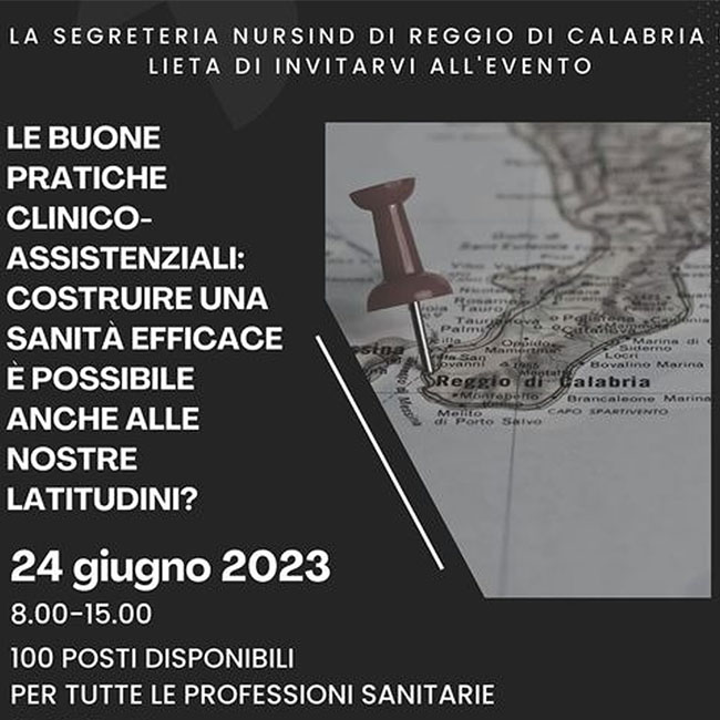 24 Giugno 2023 – Le buone pratiche clinico-assistenziali: costruire una sanità efficace è possibile anche alle nostre latitudini?